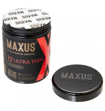 Презервативы Ультратонкие «Ultra Thin №12», 12 шт, Maxus