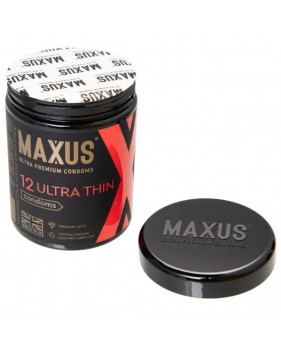 Презервативы Ультратонкие «Ultra Thin №12», 12 шт, Maxus