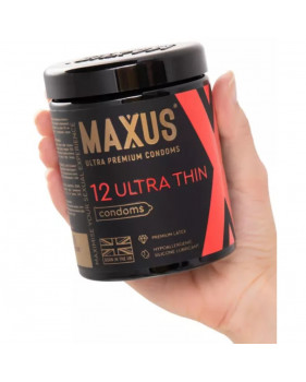 Презервативы Ультратонкие «Ultra Thin №12», 12 шт, Maxus