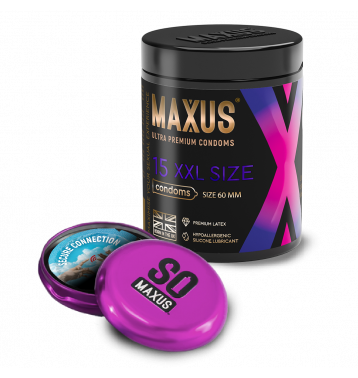 Презервативы MAXUS XXL, с увеличенным размером, X-Edition, 15 шт