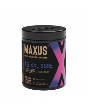 Презервативы MAXUS XXL, с увеличенным размером, X-Edition, 15 шт