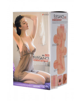 МАСТУРБАТОР РЕАЛИСТИЧНЫЙ KOKOS ELEGANCE.005, TPR, ТЕЛЕСЫНЙ, 16 СМ