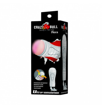 Мастурбатор в виде ануса "Crazy Bull Flora 2", Светлый