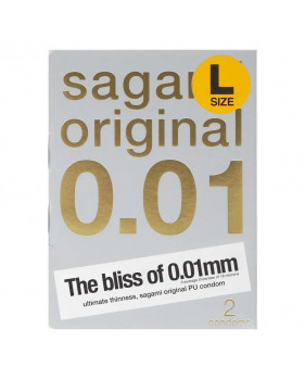 Презервативы Sagami Original 001 полиуретановые 2 шт. Large