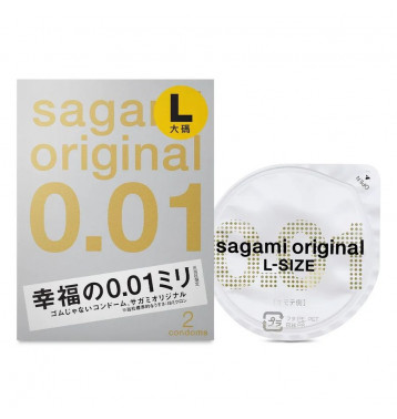 Презервативы Sagami Original 001 полиуретановые 2 шт. Large