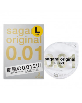 Презервативы Sagami Original 001 полиуретановые 2 шт. Large