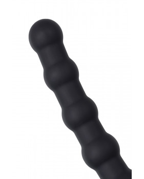 Насадка на пенис для двойного проникновения Black&Red by TOYFA, силикон, черная, 19,5 см