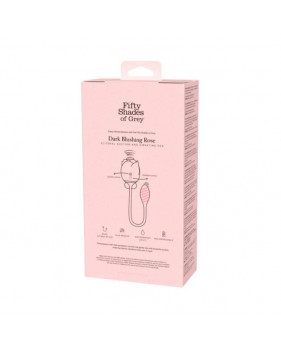Бесконтактный клиторальный стимулятор Fifty Shades of Grey Dark Blushing Rose, черный