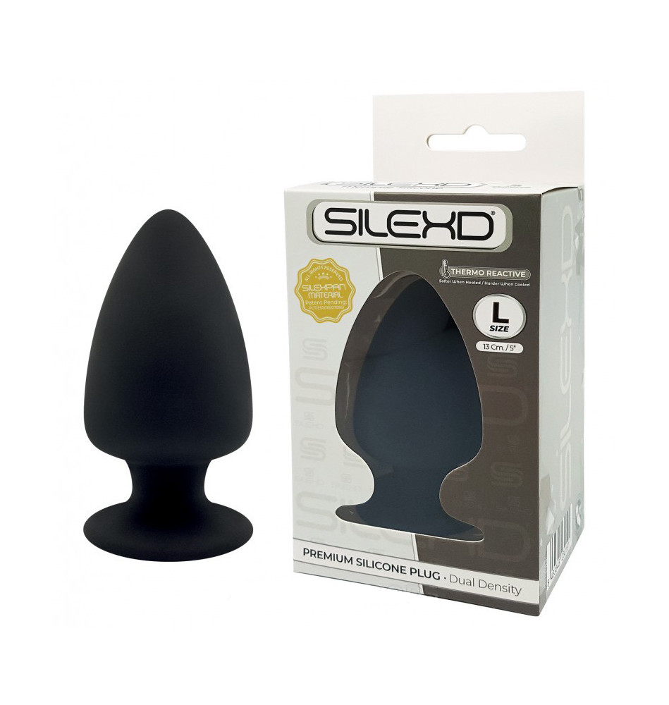 Анальная втулка SILEXD Plug Model 1, черная, L