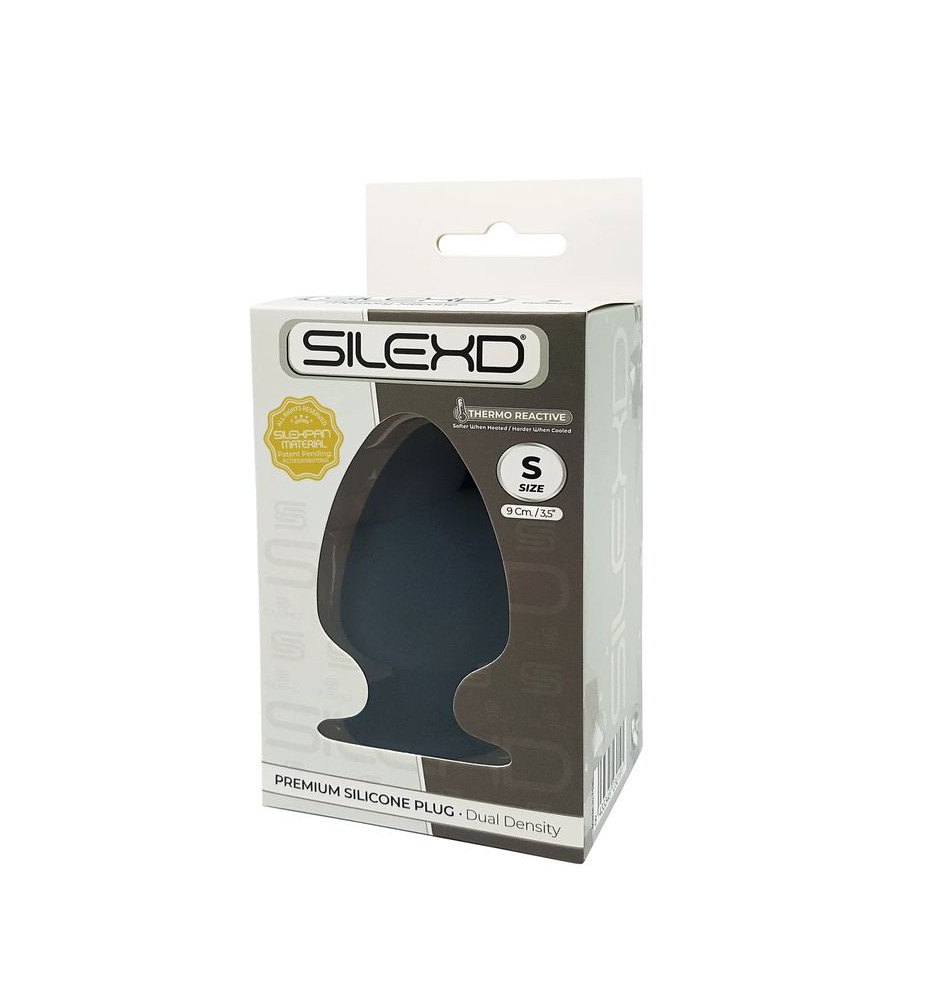 Анальная втулка SILEXD Plug Model 1, черный, S