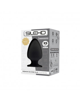 Анальная втулка SILEXD Plug Model 1, черный, XS