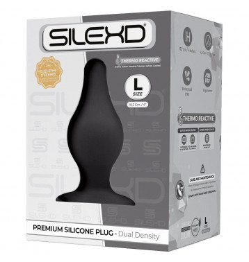 Анальная втулка SILEXD Plug Model 2, черный, L