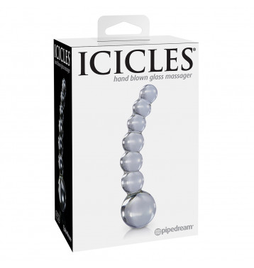 Стеклянный стимулятор Icicles No. 66 - Clear
