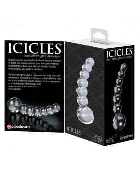 Стеклянный стимулятор Icicles No. 66 - Clear