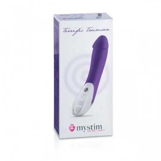 ВИБРАТОР MYSTIM TERRIFIC TRUMAN СИЛИКОНОВЫЙ, ФИОЛЕТОВЫЙ, 27 СМ