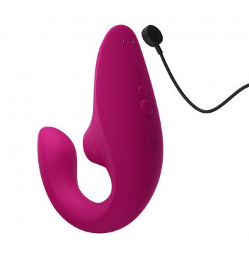 Бесконтактный клиторальный стимулятор Womanizer Blend, малиновый