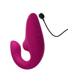 Бесконтактный клиторальный стимулятор Womanizer Blend, малиновый