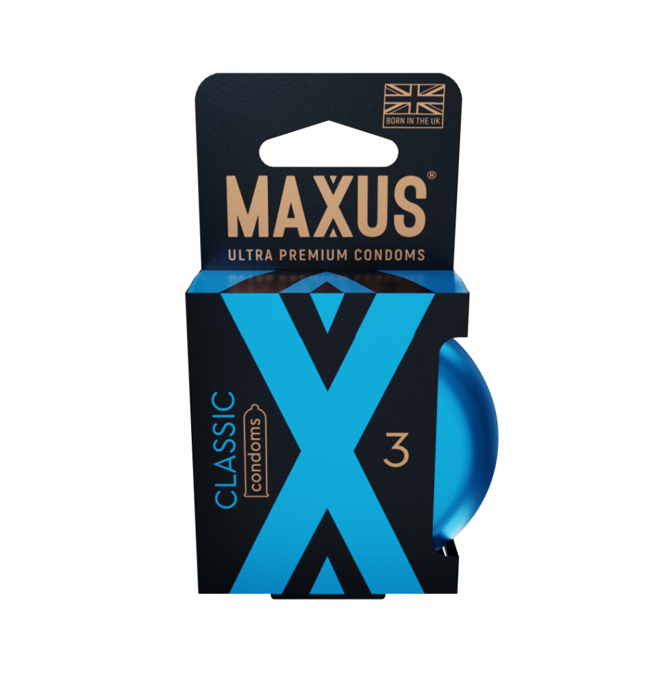 MAXUS Презервативы Classic X-edition 3шт