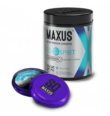 Презервативы MAXUS G spot, двойная спираль, 15 шт