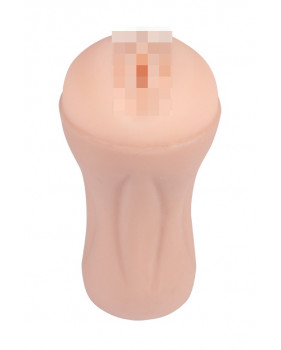 Реалистичный односторонний мастурбатор Real Women Dual Layer с двойной структурой 15,5х8,2 см.