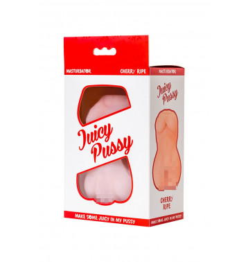 МАСТУРБАТОР РЕАЛИСТИЧНЫЙ TOYFA JUICY PUSSY CHERRY RIPE, SOFTSKIN, ТЕЛЕСНЫЙ, 15СМ