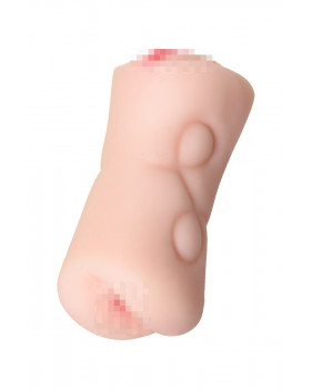 МАСТУРБАТОР РЕАЛИСТИЧНЫЙ TOYFA JUICY PUSSY RICH FRUIT, ВАГИНА И АНУС, SOFTSKIN, ТЕЛЕСНЫЙ