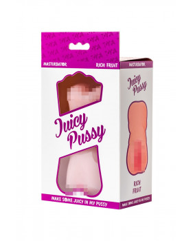 МАСТУРБАТОР РЕАЛИСТИЧНЫЙ TOYFA JUICY PUSSY RICH FRUIT, ВАГИНА И АНУС, SOFTSKIN, ТЕЛЕСНЫЙ