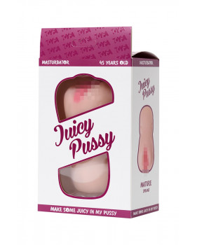 МАСТУРБАТОР РЕАЛИСТИЧНЫЙ TOYFA JUICY PUSSY, MATURE, ВОЗРАСТНАЯ СЕРИЯ 45 ЛЕТНЯЯ, ВАГИНА, TPR