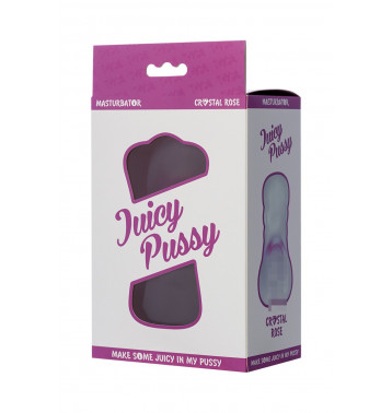 МАСТУРБАТОР РЕАЛИСТИЧНЫЙ TOYFA JUICY PUSSY CRYSTAL ROSE, TPE, 14 СМ