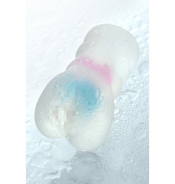 МАСТУРБАТОР РЕАЛИСТИЧНЫЙ TOYFA JUICY PUSSY CRYSTAL WAVE, TPE, 13,5 СМ