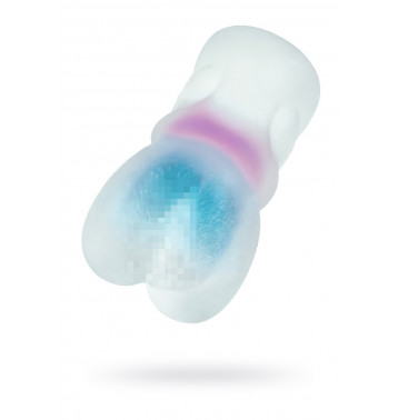 МАСТУРБАТОР РЕАЛИСТИЧНЫЙ TOYFA JUICY PUSSY CRYSTAL WAVE, TPE, 13,5 СМ
