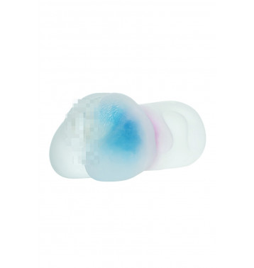 МАСТУРБАТОР РЕАЛИСТИЧНЫЙ TOYFA JUICY PUSSY CRYSTAL WAVE, TPE, 13,5 СМ