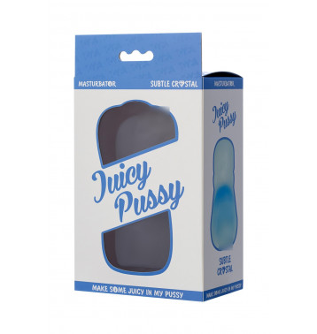 МАСТУРБАТОР РЕАЛИСТИЧНЫЙ TOYFA JUICY PUSSY SUBTLE CRYSTAL, TPE, 14,5 СМ