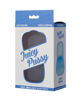МАСТУРБАТОР РЕАЛИСТИЧНЫЙ TOYFA JUICY PUSSY SUBTLE CRYSTAL, TPE, 14,5 СМ