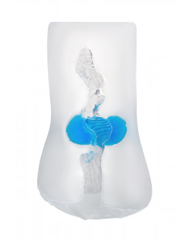 МАСТУРБАТОР РЕАЛИСТИЧНЫЙ TOYFA JUICY PUSSY SUBTLE CRYSTAL, TPE, 14,5 СМ