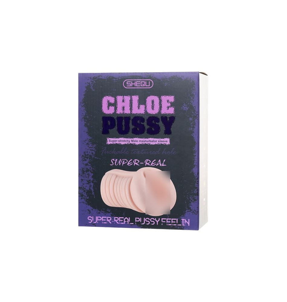 Мастурбатор реалистичный вагина Chloe, XISE, TPR, телесный, 16.5 см.
