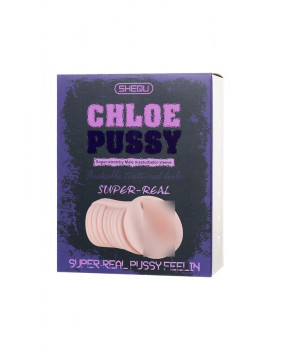 Мастурбатор реалистичный вагина Chloe, XISE, TPR, телесный, 16.5 см.