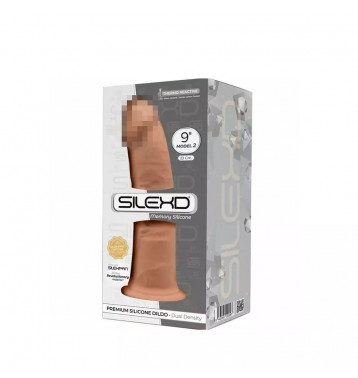 Фаллоимитатор SILEXD Model 2, карамель, 9"