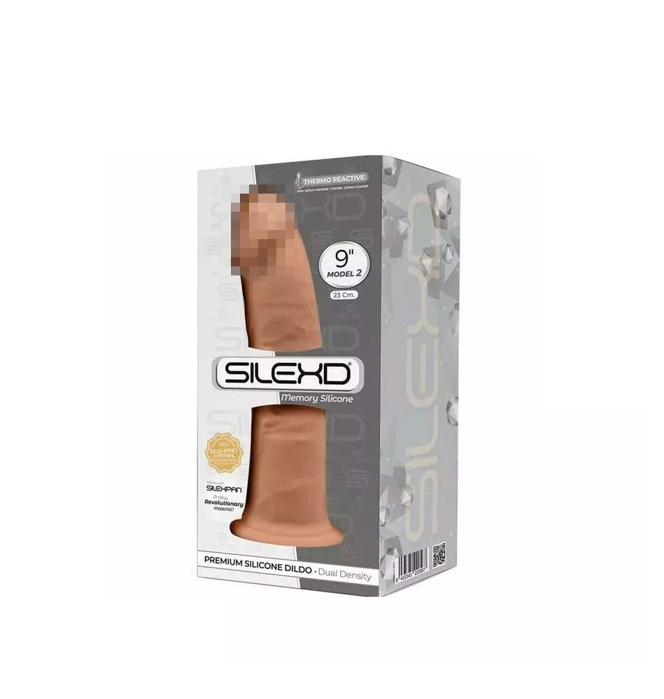 Фаллоимитатор SILEXD Model 2, карамель, 9"