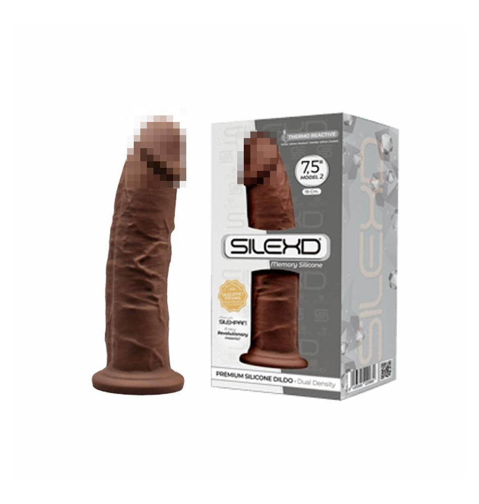 Фаллоимитатор SILEXD Model 2, коричневый, 7'5"