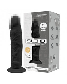 Фаллоимитатор SILEXD Model 2, черный, 8"