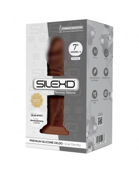 Фаллоимитатор SILEXD Model 4, коричневый, 7"