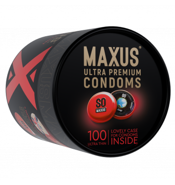 MAXUS SO MUCH SEX Ultra thin, 100шт. Презервативы, ультра тонкие