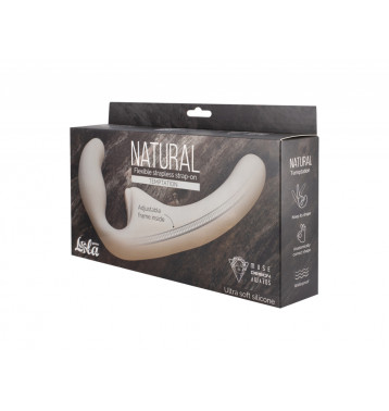 ГНУЩИЙСЯ БЕЗРЕМНЕВОЙ СТРАПОН NATURAL TEMPTATION BIEGE 5011-01LOLA