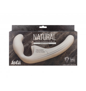 ГНУЩИЙСЯ БЕЗРЕМНЕВОЙ СТРАПОН NATURAL TEMPTATION BIEGE 5011-01LOLA