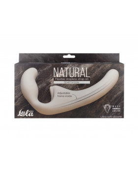 ГНУЩИЙСЯ БЕЗРЕМНЕВОЙ СТРАПОН NATURAL TEMPTATION BIEGE 5011-01LOLA