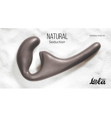 БЕЗРЕМНЕВОЙ АНАЛЬНЫЙ СТРАПОН NATURAL SEDUCTION BLACK