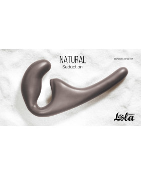 БЕЗРЕМНЕВОЙ АНАЛЬНЫЙ СТРАПОН NATURAL SEDUCTION BLACK