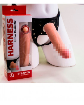 Фаллоимитатор - неоскин с поясом "Harness" 730703