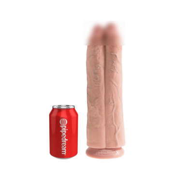 PipeDream King Cock 11'' Страпон+трусики-крепление на подтяжках телесный